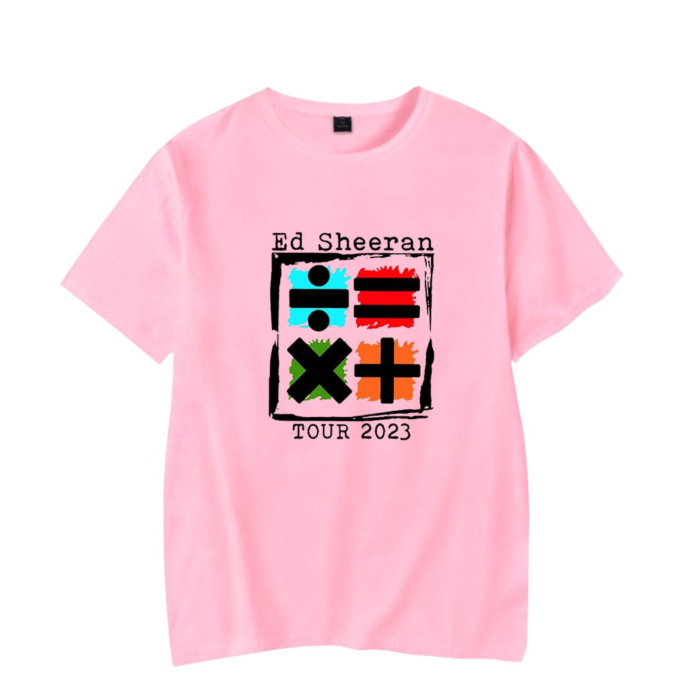 Ed Sheeran Tour 2023 Merch T-shirt Print Short Sleeve Tee Fashion Casual Clothing