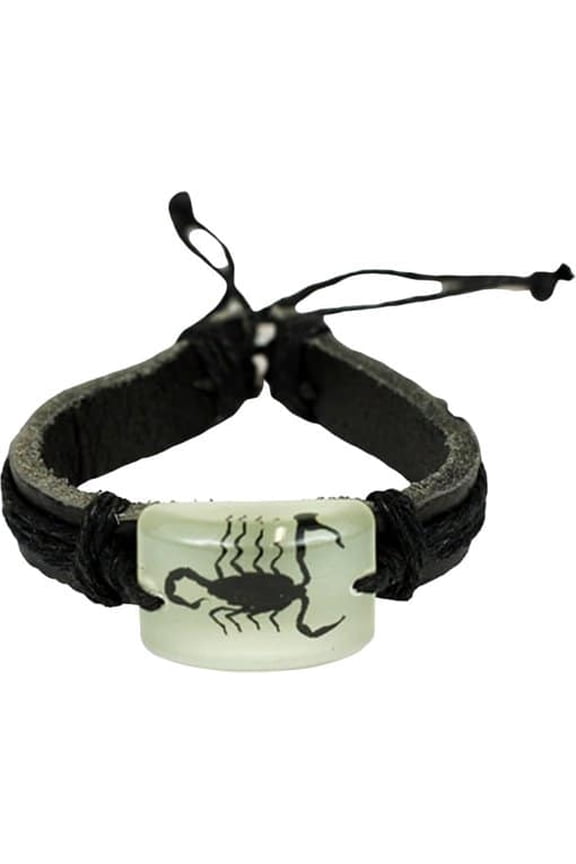 Glow in the Dark Black Scorpion: Bracelet