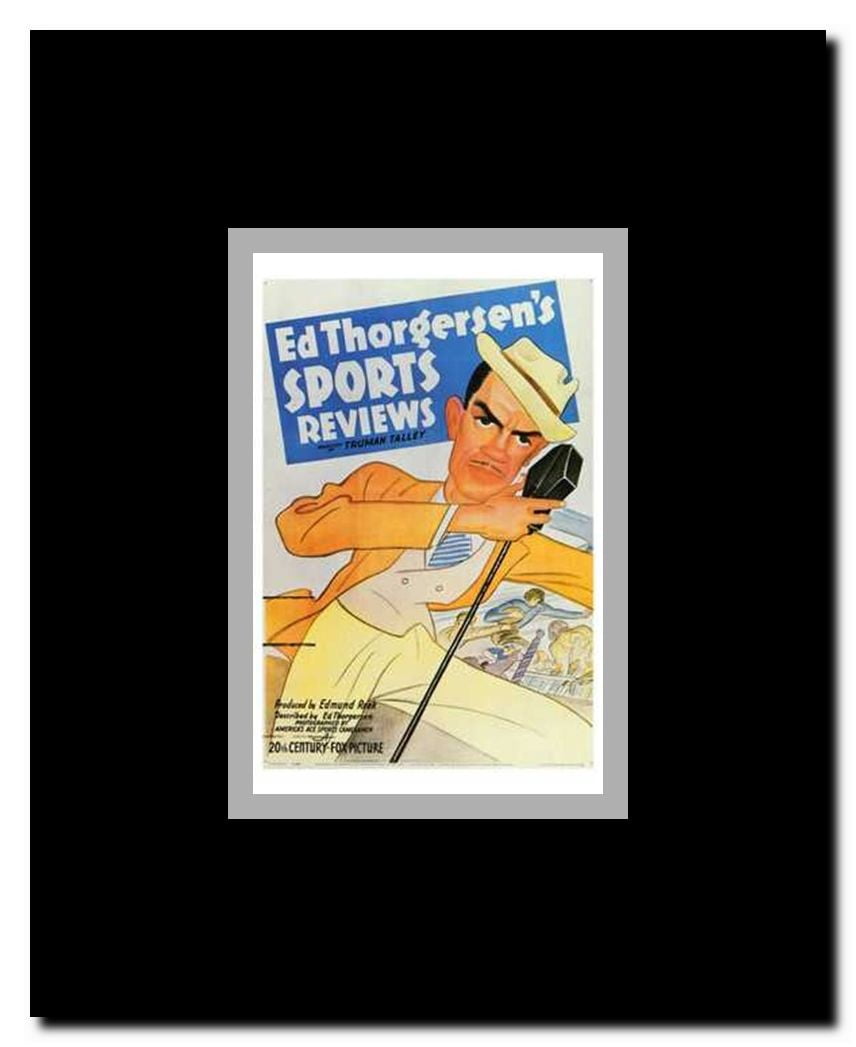 Ed Thorgersen's Sports Reviews Framed Movie Poster