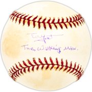 Ed Yost Autographed Official MLB Baseball New York Mets "The Walking Man" Beckett BAS QR #BM25156