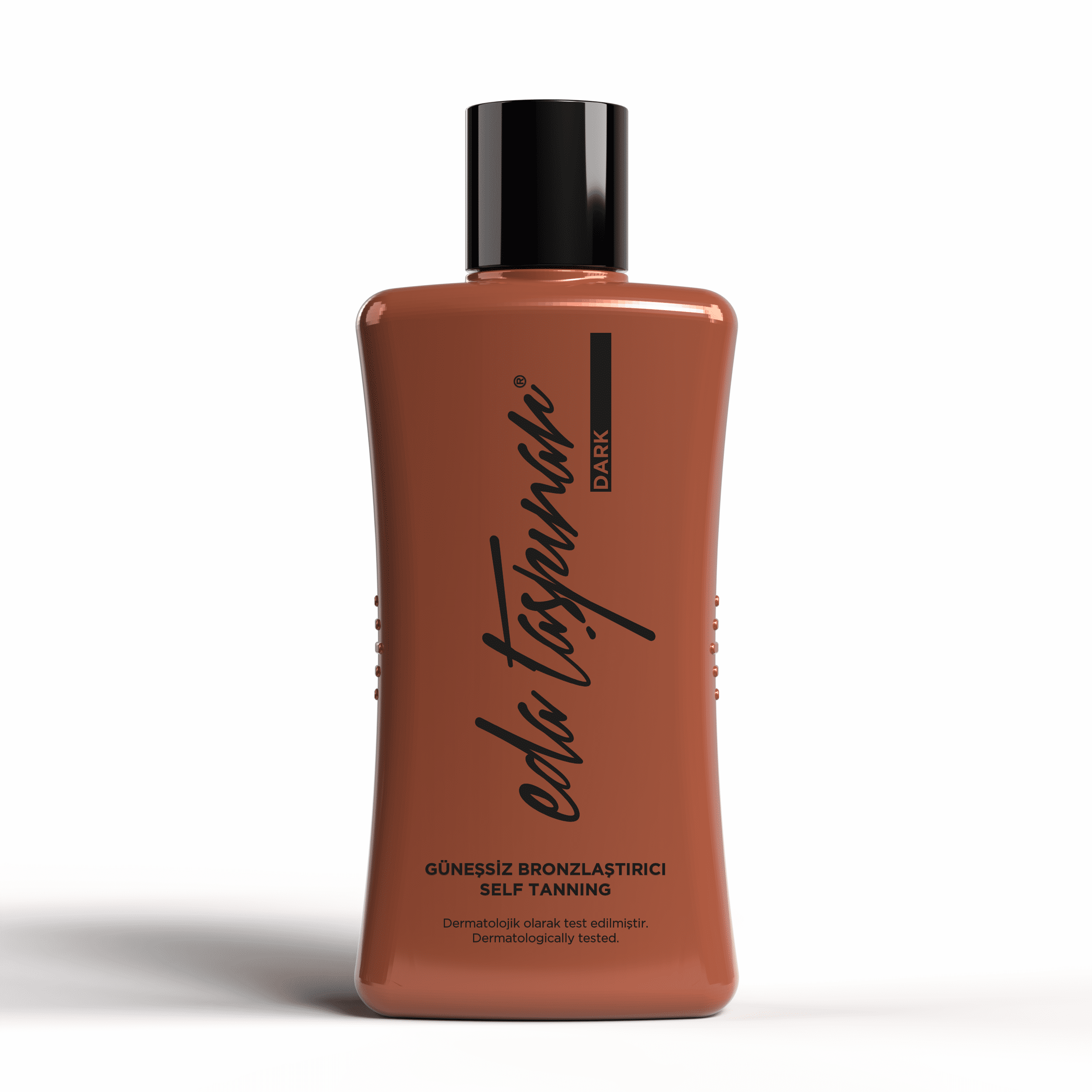 Eda Taspinar Self-Tanner Quick Sunless Tan Bronzer Glow, Dark - Medium to Dark Skin Tone, Vegan, Tan Glove Included For Flawless Apllication, Keep All Eyes on You All Year Long! (200 ml/6.8 fl oz)