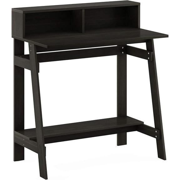 Edcc Simplistic a Frame Computer Desk, Espresso