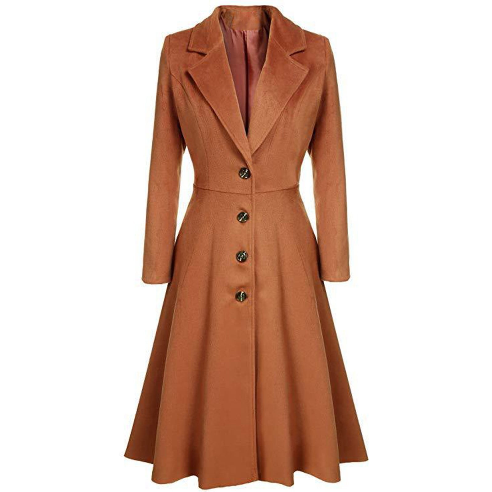 Flared winter sales coat