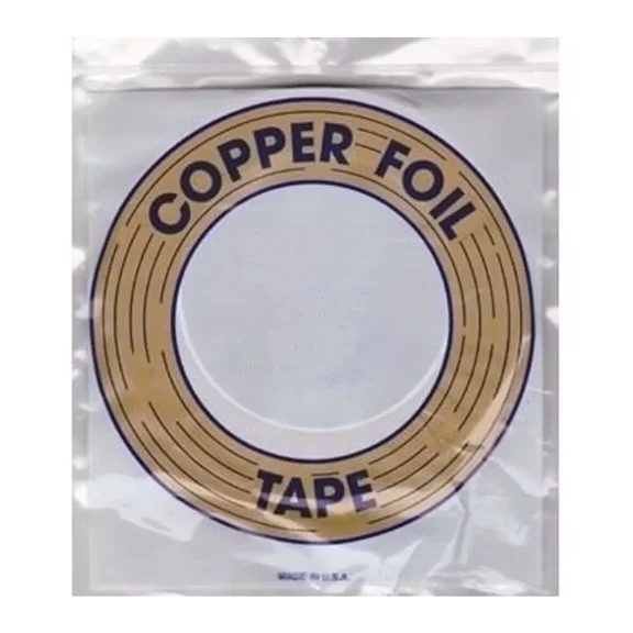 Edco 1/4" 1Mil x36Yds.Copper Foil Tape for Glass