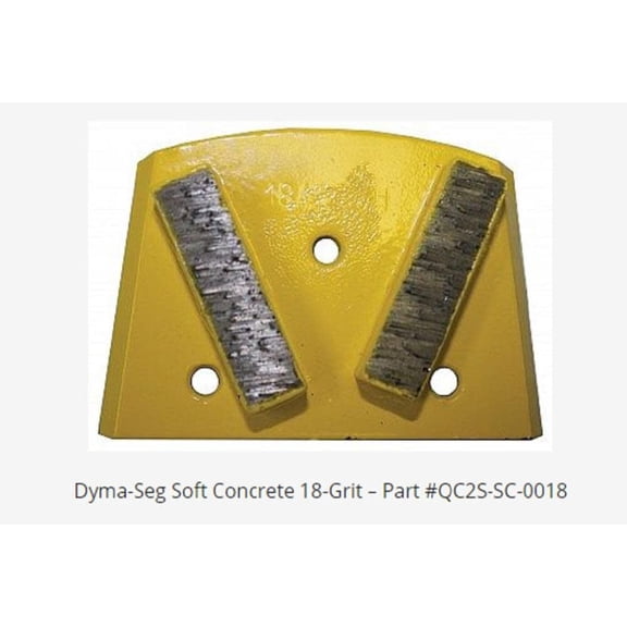 Edco Dyma Segs Diamond Pad Soft Concrete 18 Grit 3Pk