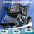 thumbnail image 1 of Edcsi Electric Wheelchairs for Seniors, Lightweight Foldable Power Chair, Portable Motorized Wheelchair for Adults, Compact Travel Mobility Scooter with Quick Fold Design, 1 of 6