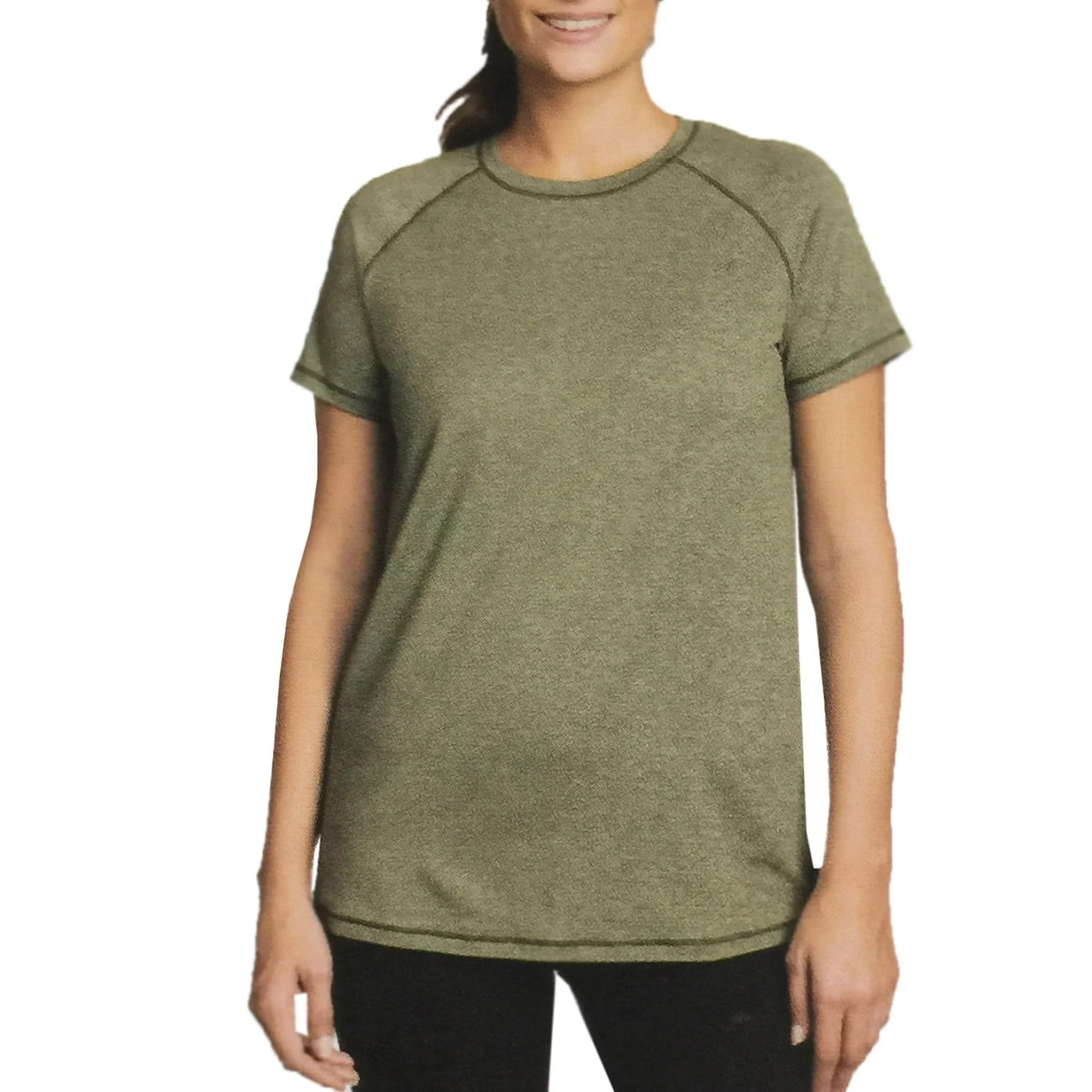 Eddie Bauer Thermal Snap Henley Maglietta a Maniche Lunghe Senza Collo, Borgogna, XS Donna