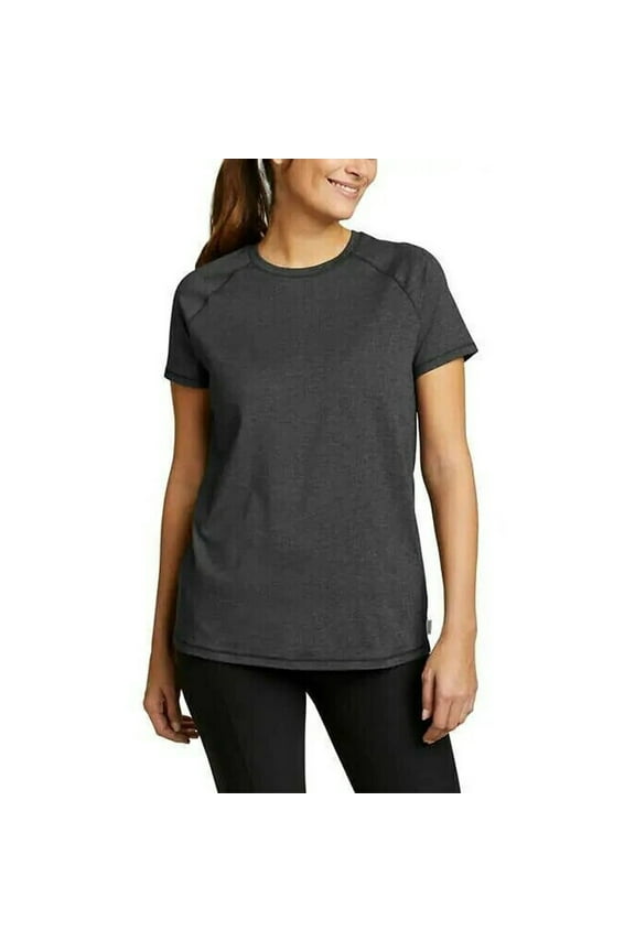 Active Stretch, Moisture Wicking, Brushed Fabric T-Shirt, Women's