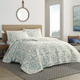 thumbnail image 1 of Eddie Bauer Arrowhead Blue Cotton Reversible Full/Queen Quilt Set, 1 of 8