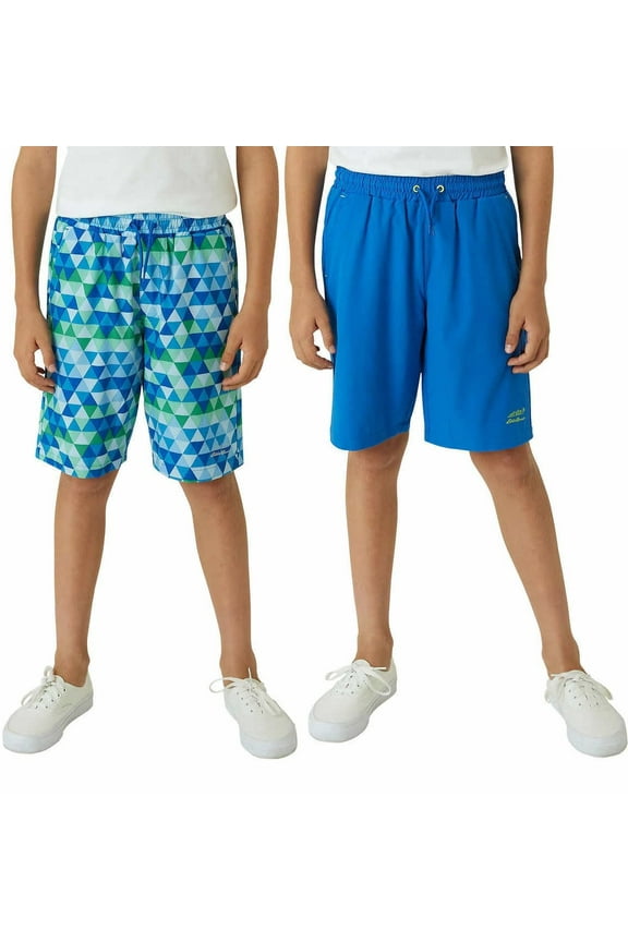 Boys 2-Pack Hybrid Shorts as1, Alpha, s, Regular, Geometric/Bright Blue