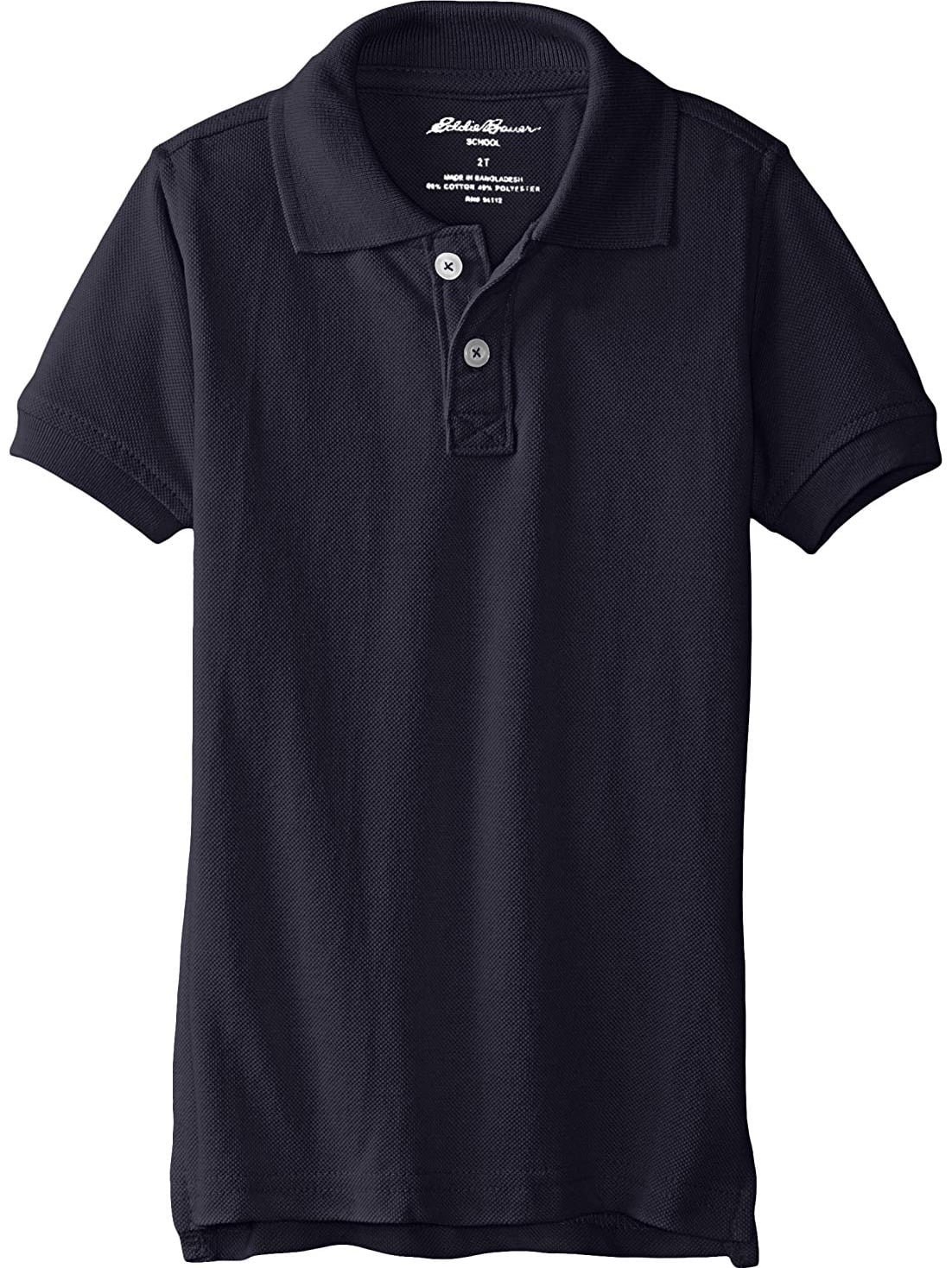 Eddie Bauer Boys 4-16 School Uniform Short Sleeve Pique Polo Shirt