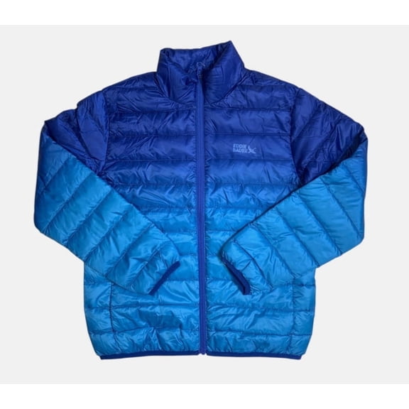 Eddie Bauer Boys Down Packable Jacket, Blue, Size XL 14/16