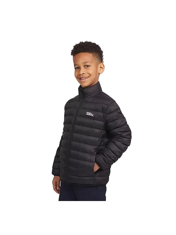 Boys Down Packable Jacket in Black Size M 7/8