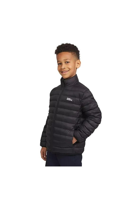 Boys Down Packable Jacket in Black Size M 7/8