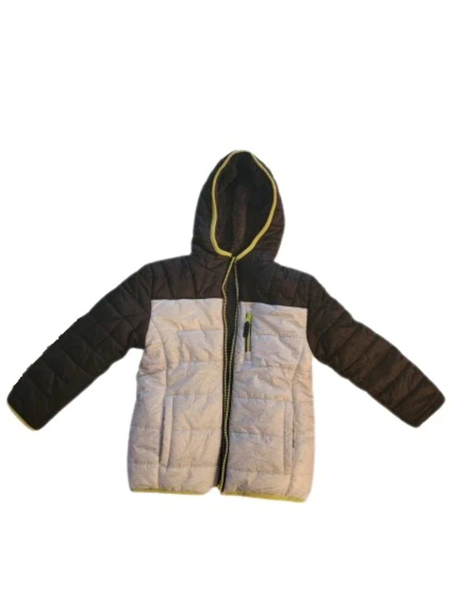 Eddie Bauer Boys Plush Reversible Hooded Jacket