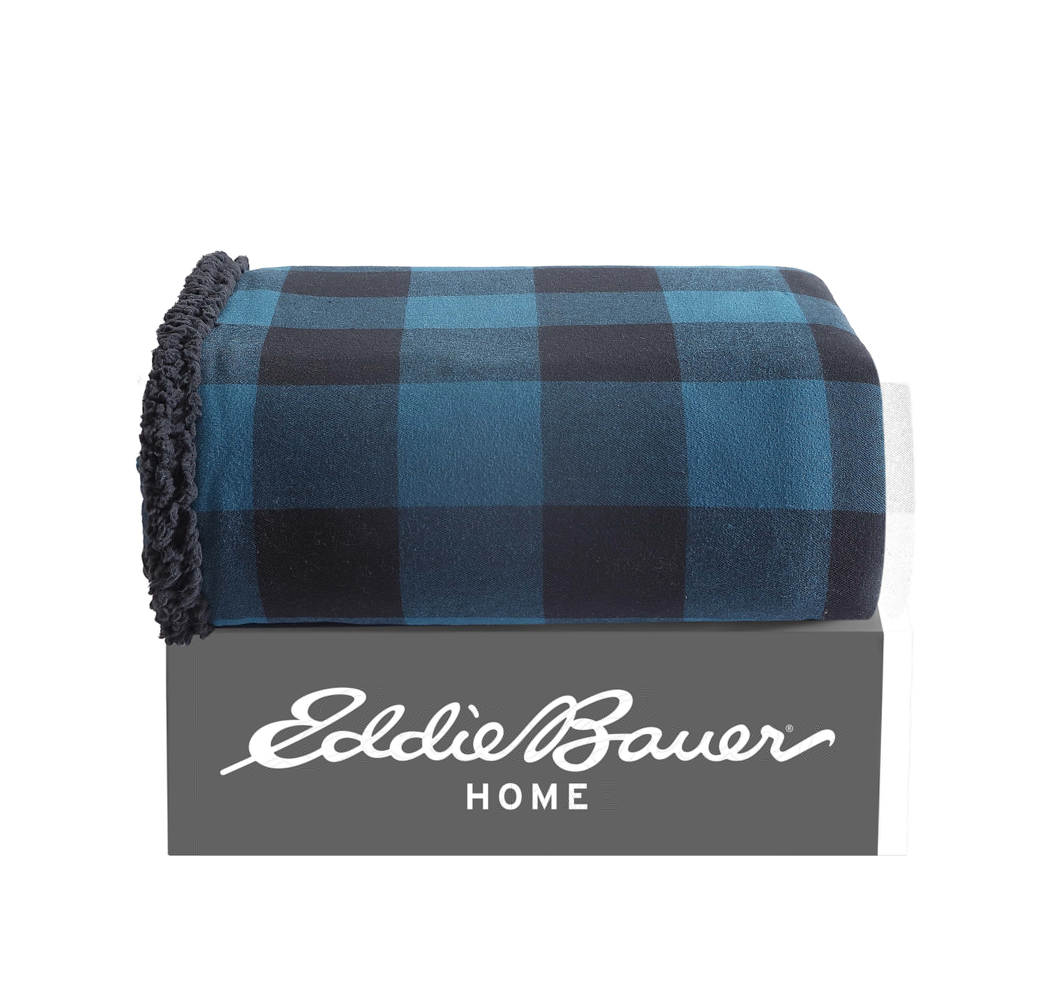 Eddie Bauer Sherpa Throw 60 x 70 Red Walmart