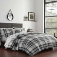 thumbnail image 1 of Eddie Bauer Coal Creek Plaid White Comforter Set, King, 1 of 6