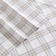 thumbnail image 1 of Eddie Bauer Cotton Sheet Set Color: Basic Plaid Beige Size: FULL, 1 of 4
