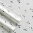 thumbnail image 1 of Eddie Bauer Deep Pocket Cotton Sheet Set Color: Seaplanes Size: QUEEN SET, 1 of 4
