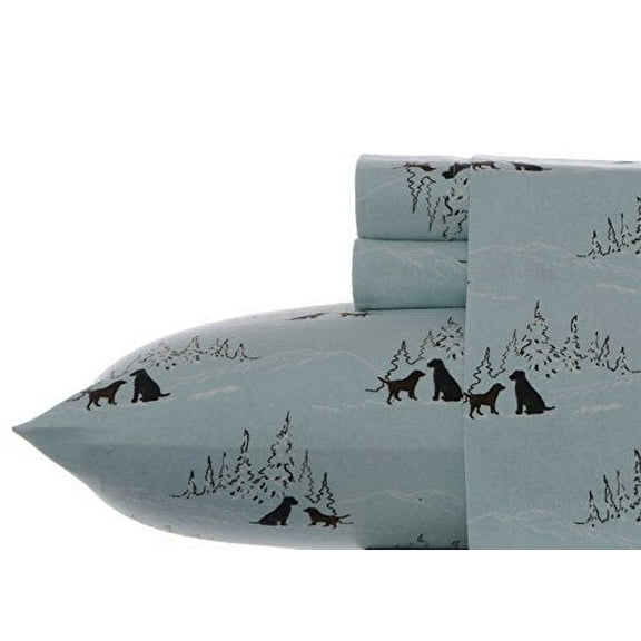 Eddie Bauer Dog Friends Flannel Sheet Set