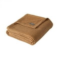 thumbnail image 1 of Eddie Bauer EB Solid Waffle Blanket Color: Brown Size: FULL/QUEEN, 1 of 4