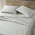 thumbnail image 1 of Eddie Bauer Elk Grove Grey Cotton Flannel Queen Sheet Set, 1 of 7