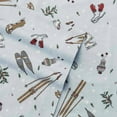 thumbnail image 1 of Eddie Bauer Flannel Sheet Set Color: Blue Snow Days Size: QUEEN SET, 1 of 4