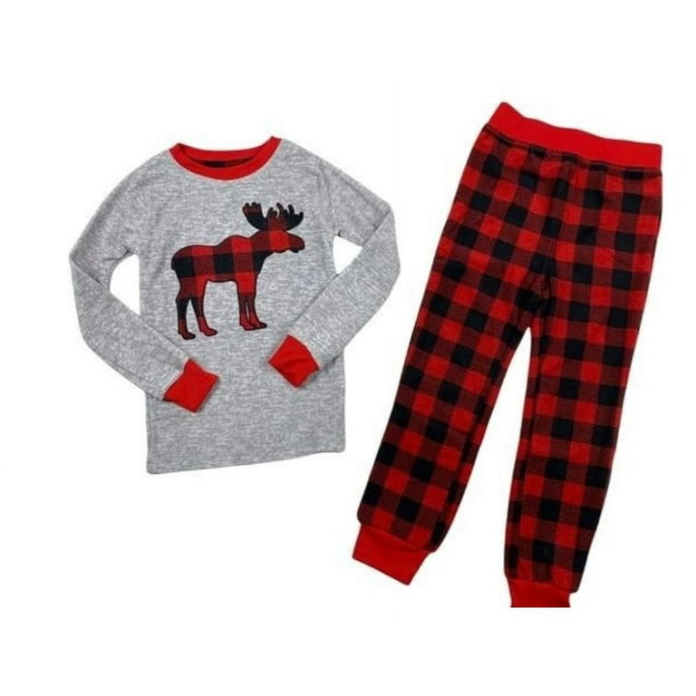 Eddie Bauer Kids Holiday Family Sleep Set Red Black Gray Buffalo