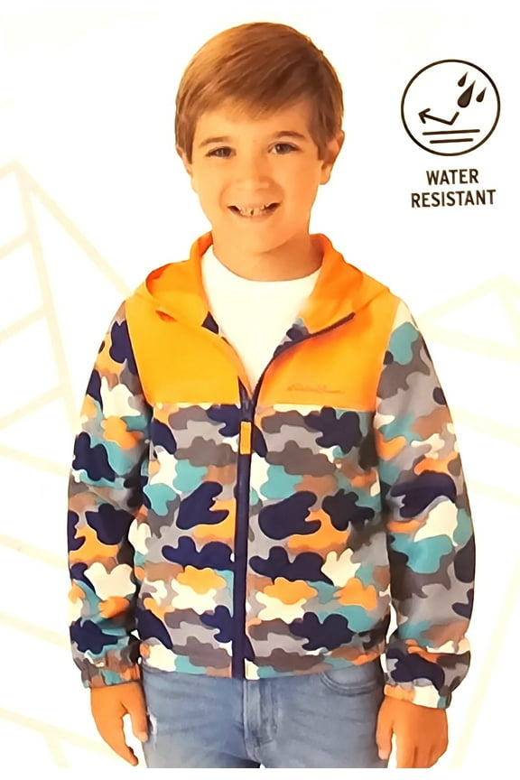 Kids Spring Jacket (Bright Orange Camo, 3T)