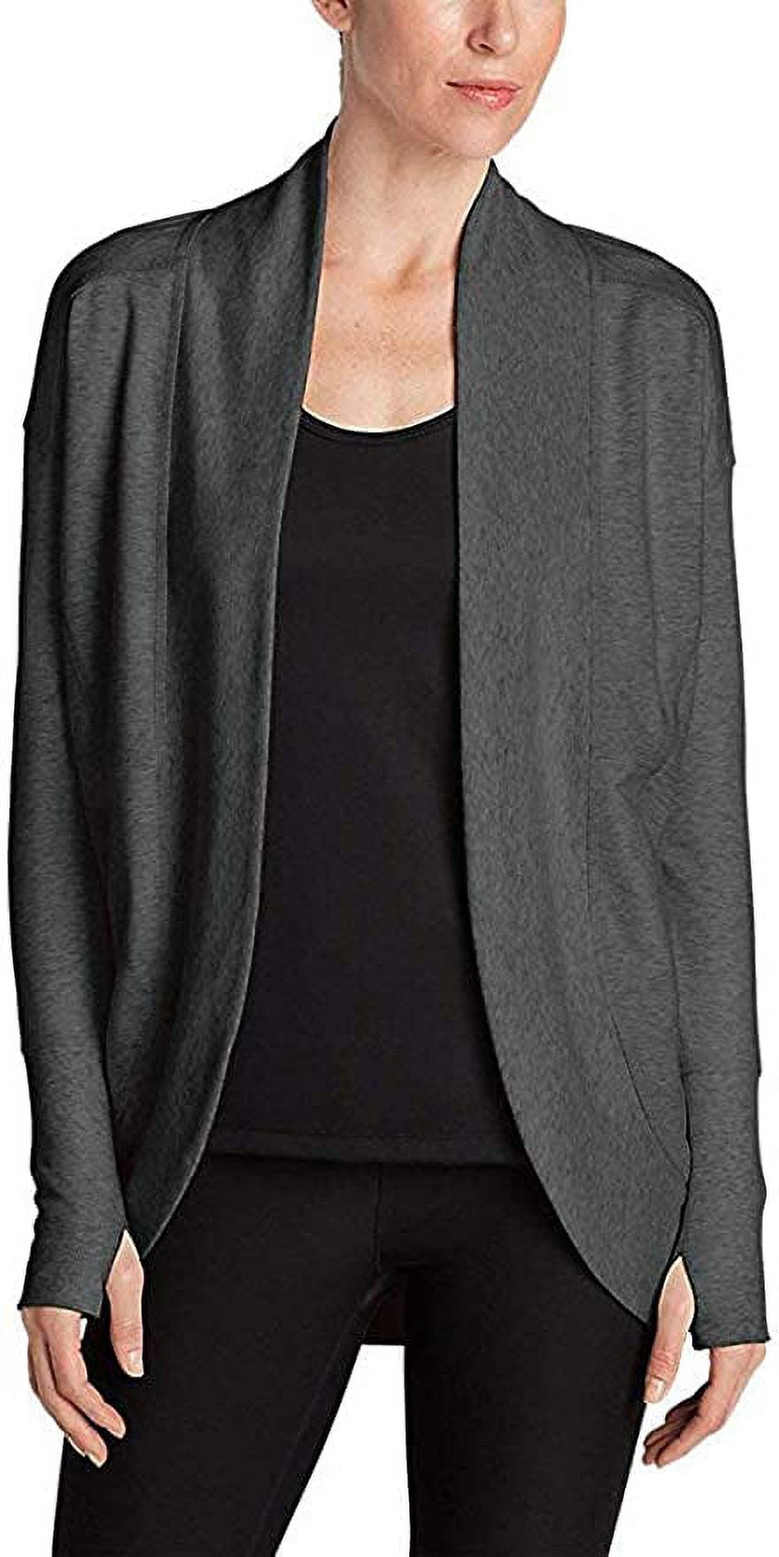 Fleece wrap cardigan sales