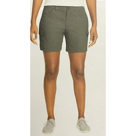 Eddie Bauer Ladies' Cargo Trail Short, Green 14