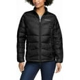 thumbnail image 1 of Eddie Bauer Ladies' Chevron Quilted Down Jacket - 1613872 (Medium, Black), 1 of 5