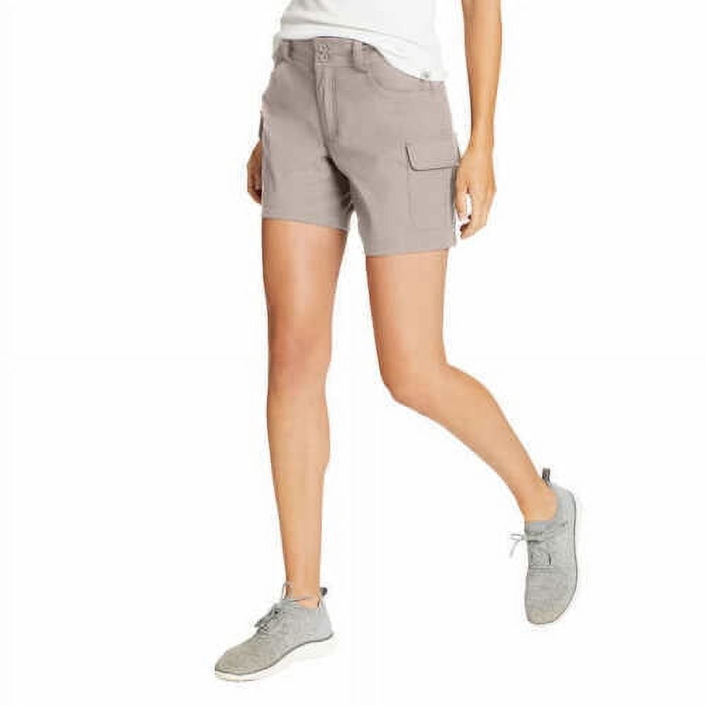 Eddie Bauer Womens Lightweight Summer Trail Short Size 12, Color Gray