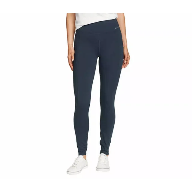 Eddie Bauer Ladies' Trail Tight Legging Pant (Blue, Small)