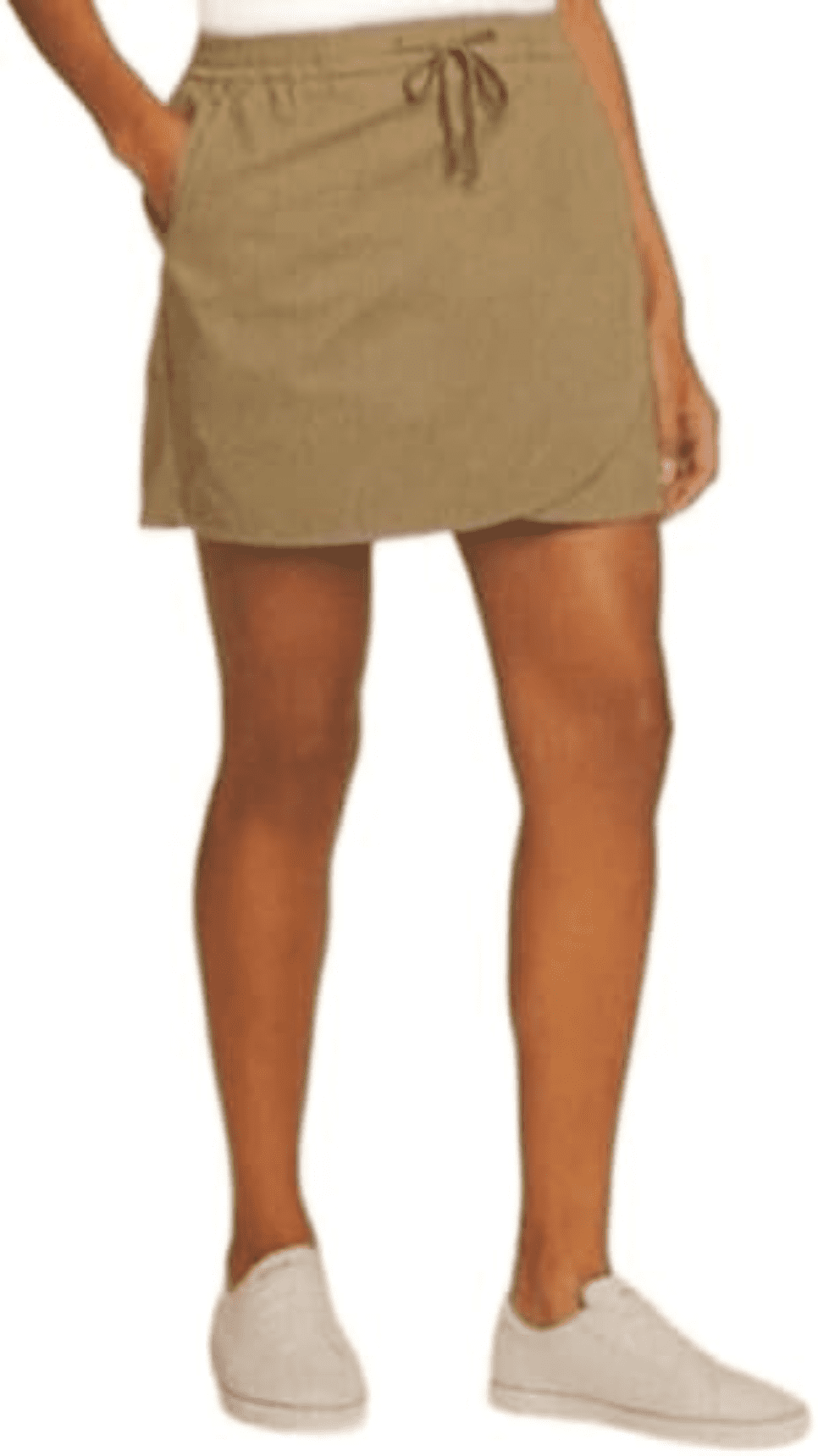 Eddie Bauer Ladies' Tulip Hem Skort 1669848 (XL, Tan) - Walmart.com