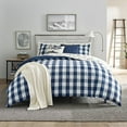 thumbnail image 1 of Eddie Bauer Lakehouse Plaid 3-Piece Reversible King Duvet Set in Blue, 1 of 6