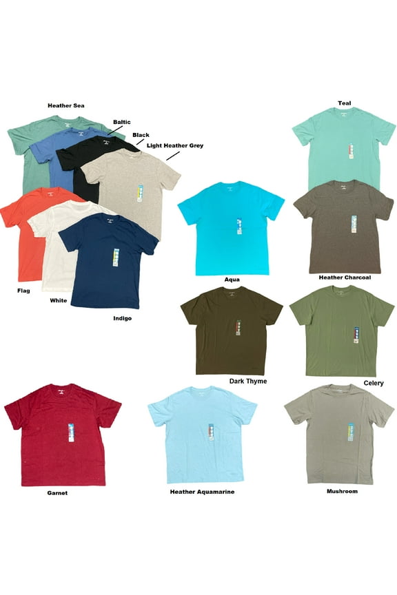 Lightweight Soft Comfort Short Sleeve Men's T-shirt (Light Heather Grey, XXL)