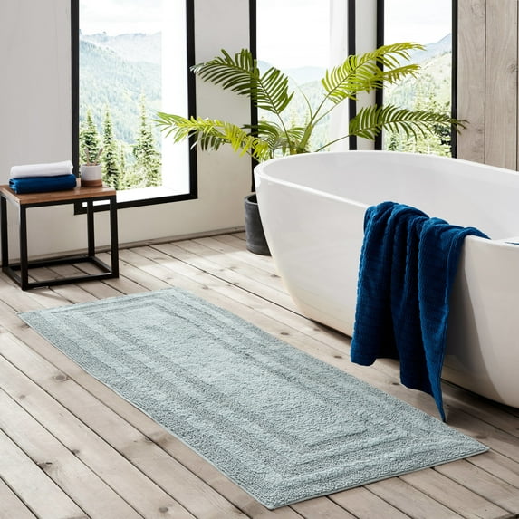 Eddie Bauer Logan Bright Jadeite Bath Runner Rug