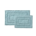 thumbnail image 1 of Eddie Bauer Logan Sea Blue Cotton Tufted Bath Rug Set, 1 of 7