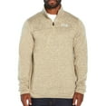 thumbnail image 1 of Eddie Bauer Men's 1/4 Zip Mock Neck Classic Fit Pullover Sweater Fleece (Heather Oatmeal, L), 1 of 1