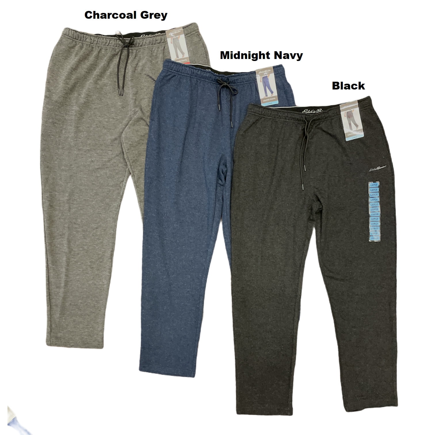 Eddie Bauer Men's Breathable Adj Waistband Lounge Pants, Relaxed
