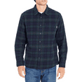 thumbnail image 1 of Eddie Bauer Men's Bristol Plaid Button Up Flannel Shirt (BlackWatch, XXL), 1 of 3