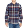 thumbnail image 1 of Eddie Bauer Men's Bristol Plaid Button Up Flannel Shirt (Lightstream, XL), 1 of 2