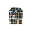 thumbnail image 1 of Eddie Bauer Men's Bristol Plaid Button Up Flannel Shirt (Navy Trails, XXL), 1 of 2