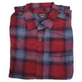 thumbnail image 1 of Eddie Bauer Men's Bristol Plaid Button Up Flannel Shirt (Rosewood Ombre, S), 1 of 2