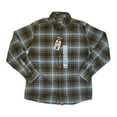 thumbnail image 1 of Eddie Bauer Men's Button Down Long Sleeve Cotton Bristol Flannel (Deep Denim Plaid, L), 1 of 1