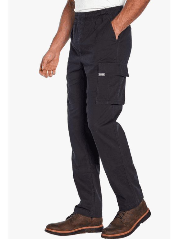 Men's Casual Cargo Pants Caviar Small