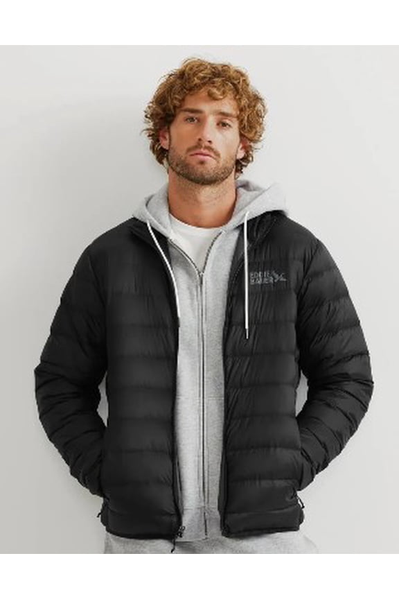 Mens CirrusLite Down Jacket, 650 Fill Power Lightweight Packable Puffer Coat, Black, Small