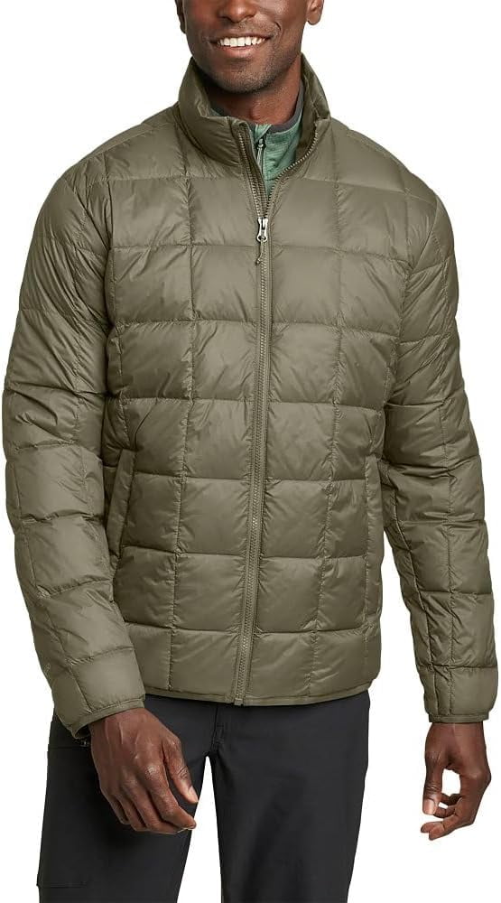 Eddie Bauer Men's CirrusLite Quilted Down Jacket, Spruce, Large
