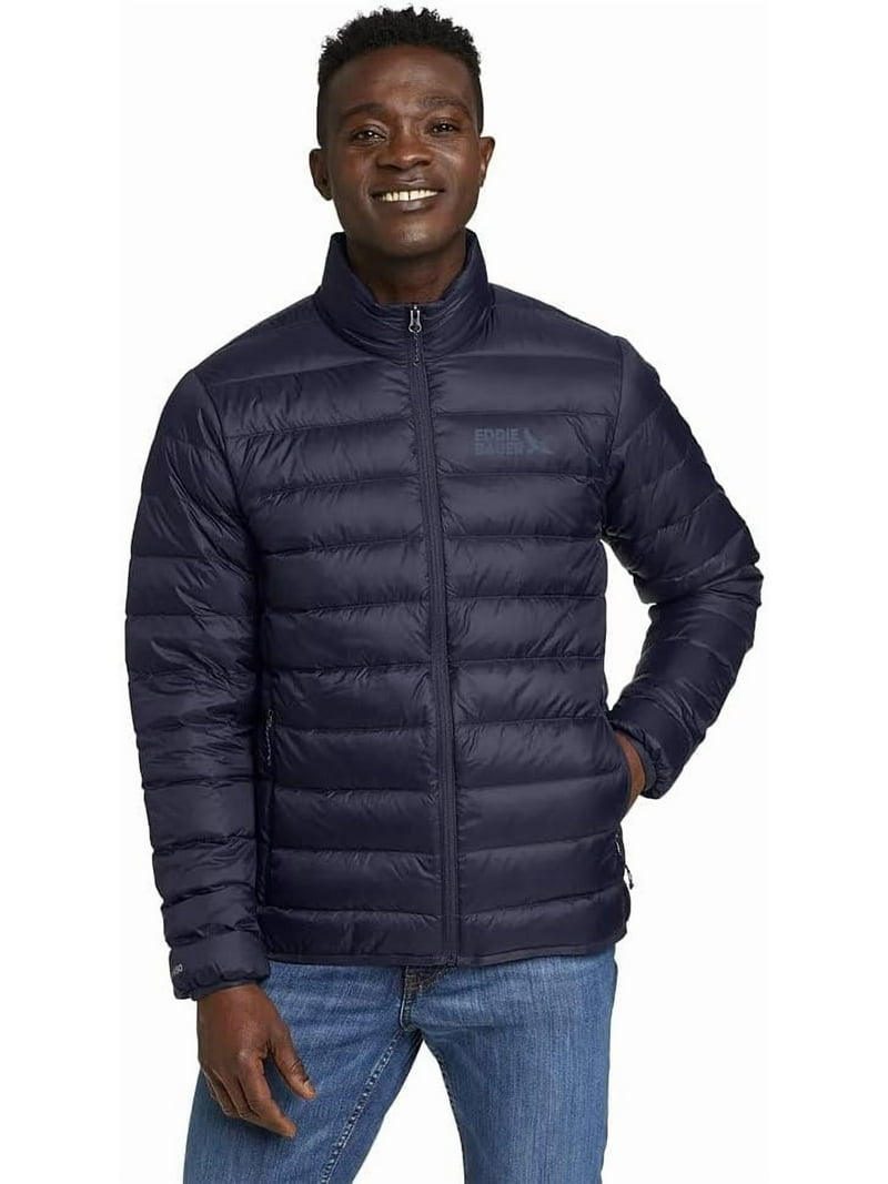 Eddie Bauer Men's Cirruslite Down Jacket, Atlantic, Large, Tall